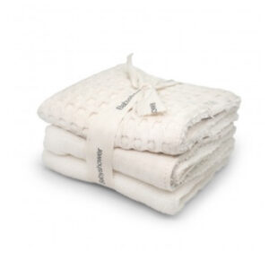Baby shower set 3 Towelettes Goffre Vanilla