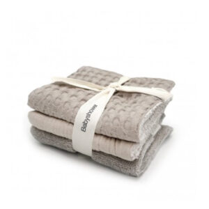 Baby shower set 3 Towelettes Goffre Latte