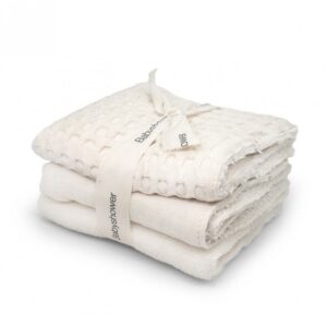 Babyshower - Set 3 Asciugamani Goffre Vanilla