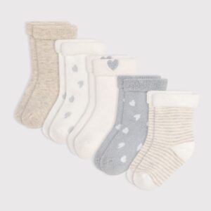 Petit Bateau - Set calzini nascita in cotone