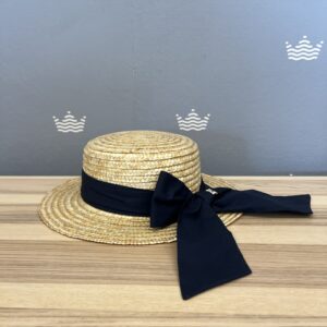 Cappelli in paglia con fiocco per bambina "konges Slojd