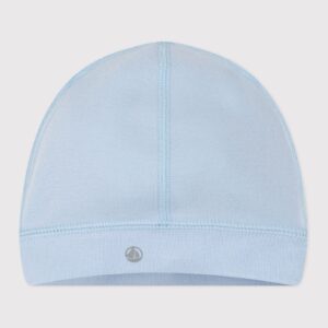 Petit Bateau - Cappellino cotone azzurro 1m