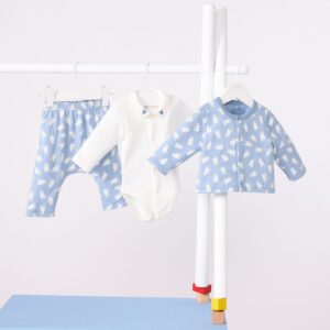 Petit Bateau - Ensamble 3m con orsetti