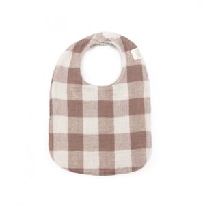 Babyshower - Bavaglio Vichy Caramel