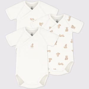 Petit Bateau - Set 3 Body Orsetti 3m