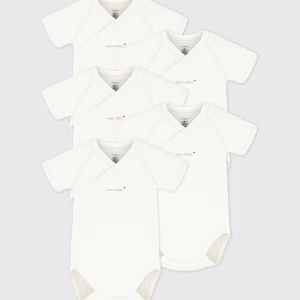 Petit bateau - Set di body incrociati a maniche corte