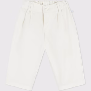 Petit bateau - Pantaloni tinta unita 12m