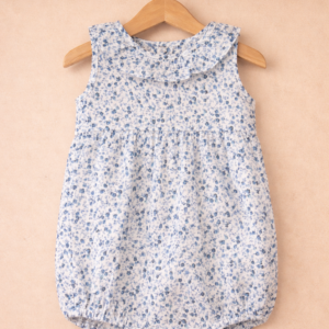 Teddy&Minou - Pagliaccetto liberty azzurro