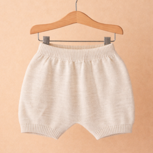 Piccoli Principi - Short cotone e lino - beige, 3m