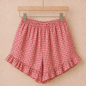 Piccoli Principi - BLANCA  short cotone vichy