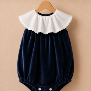 Piccoli Principi-FIORENZA velluto blu