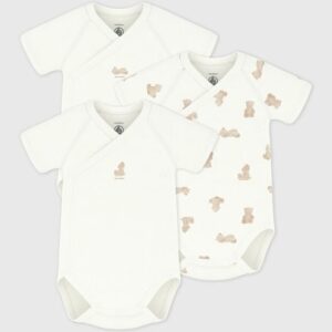 Petit Bateau - Body kimono mc orsetti