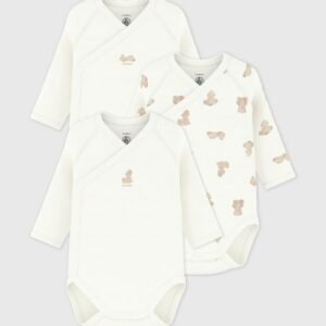 Petit Bateau - Body kimono ml orsetti - 3 mesi (fino a 60 cm)