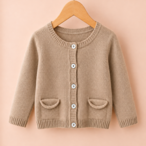 Piccoli Principi-Cardigan cashmere light corda