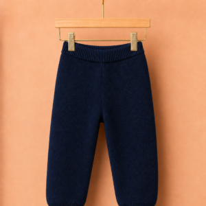 Piccoli Principi-JOGGER pantalone in lana blu