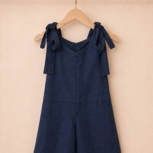 Piccoli Principi- LAURA salopette lino blu