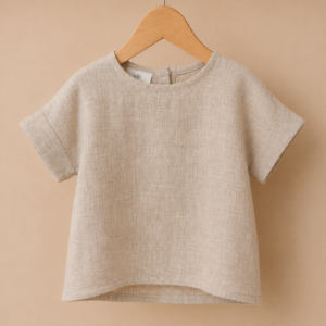 Piccoli Principi-MAILA maglia lino beige