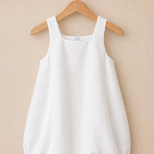 Piccoli Principi-PRADA abito lino bianco