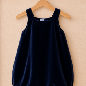 Piccoli Principi-PRADA abito velluto blu