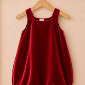 Piccoli Principi-PRADA abito velluto rosso