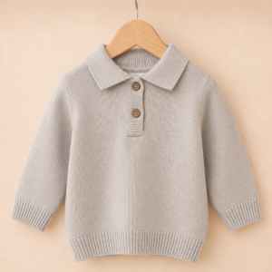 Piccoli Principi-POLO in lana corda bebé