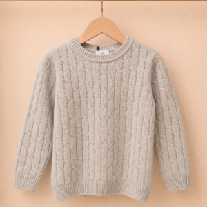 Piccoli Principiu-PULL trecce in lana merino corda