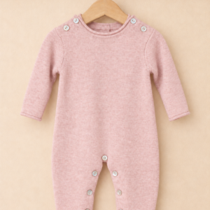 Piccoli Principi-Tutina in lana rosa