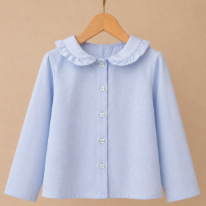 Piccoli Principi-VEVA camicia cotone azzurra