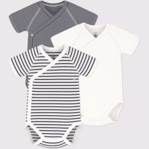 Petit Bateau-Body kimono MC righe