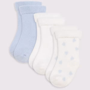 Petit Bateau-Set di calzini in spugna