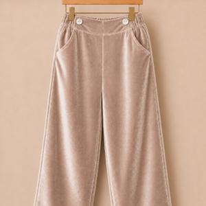 Piccoli Principi-PUCA pantalone in velluto rosa